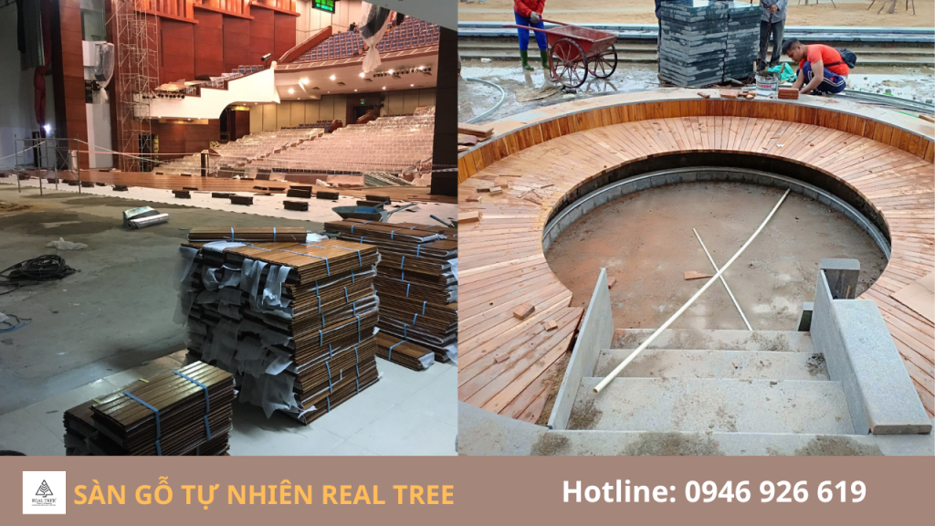 công trình nên sử dụng sàn gỗ tự nhiên
