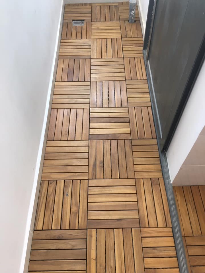 Cung cấp, thi công vỉ sàn gỗ Teak ngoài trời tại Đà Nẵng