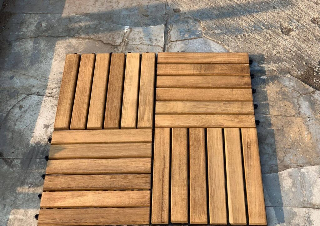 Cung cấp, thi công vỉ sàn gỗ Teak ngoài trời tại Đà Nẵng